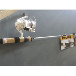 New Frabil Rod & Reel Combo / Ice fishing / Hiking or quading / small compact