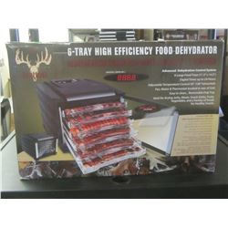 New 6 Tray High Efficiency Food Dehydrator / digital 24hr timer and more