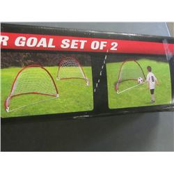 Portable Soccer Goal set of 2