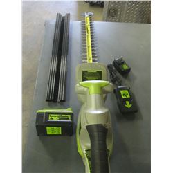 New LawnMaster 18 volt Lithium Ion 22 inch Shrub & Hedge Trimmers