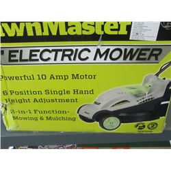 New LawnMaster Electric 15" Mower / 6 position / 2in1 mowing/mulch