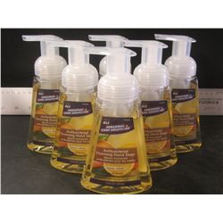 6 New Antibacterial Foaming Hand Soap / 7.5floz Pump / Lemon
