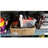 Image 1 : TRAY OF COMPRESSOR AIR FILTERS AND TOOLS