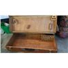 Image 2 : VINTAGE WOOD TOOL BOX FIITED OUT