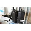Image 2 : 2 MOTOROLLA RD42023 WALKI TALKIES WITH HAND MIC CHARGER, WORKING