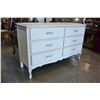 Image 2 : WHITE FRENCH PROVINCAL 6 DRAWER DRESSER