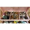 Image 2 : BOX OF ESTATE JEWELLRY AND SILVER