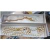 Image 2 : TWO TRAYS OF ESTATE PEARL JEWELLRY
