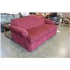 Image 2 : RED MODERN UPOLSTERED SOFA