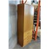 Image 2 : MCM TEAK 2 PIECE STORAGE CABINTE WITH 1 DOOR AND 4 DRAWERS