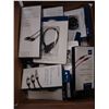 Image 2 : TWO BOXES OF AV CABLES AND ELECTRONICS