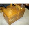 Image 2 : SEWING BASKET WITH CONTENTS
