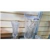 Image 2 : FIVE PIECES OF CRYSTAL INCLUDING TALL VASE