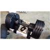Image 2 : STAIRMASTER ADJUSTABLE WEIGHT SET AS IS