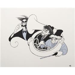 Al Hirschfeld, Marx Brothers: Night at the Opera (Silver), Lithograph