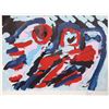 Image 1 : Karel Appel, Three Smiling Faces, Lithograph