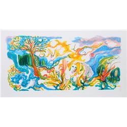 Ronald Julius Christensen, Passion Flower, Lithograph