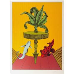 Peter Paone, Fish at Home, Lithograph