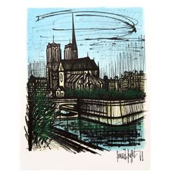 Bernard Buffet, Notre Dame, Lithograph