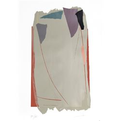 Larry Zox, Grey Sweep I, Serigraph