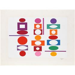 Yaacov Agam, Double Metamorphosis III (Mini), Silkscreen