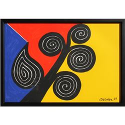 Alexander Calder, Autumn, Lithograph