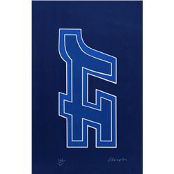 Chryssa, Time Square Fragment #9, Serigraph