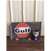 Image 1 : GULF OIL CAN WITH SHELF