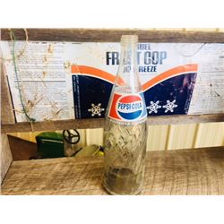 VINTAGE PEPSI BOTTLES AND CASE