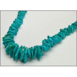 Pueblo turquoise and shell necklace, composed of a single strand of fine shell "heishi" beads l...