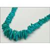 Image 1 : Pueblo turquoise and shell necklace, composed of a single strand of fine shell "heishi" beads l...