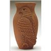 Image 1 : TALKING EARTH,, GUARDIAN EAGLE,, A Six-Nations ceramic vase decorated with an eagle in relief...