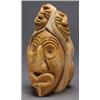 Image 1 : JACOB THOMAS,, A stone carving of four False Face masks, signed and dated 1979, 10.5" - 26.7 cm...