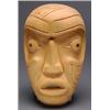 Image 1 : ROCKY JONES (1949 - ), A Northwest Coast carved wood human face mask, signed and dated '80,11.5...