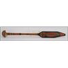 Image 1 : KELVIN JOHNSTON, A Northwest Coast wood ceremonial paddle, carved and painted with a salmon and...