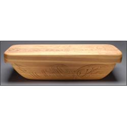 ROCKY JONES (1949 - ), A Northwest Coast wood storage box, the lid decorated with a carved Eagl...