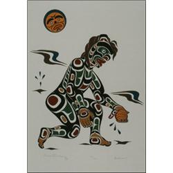 MARK HENDERSON (1953-), BOOKURUS, framed serigraph, 132/140, 1992, 18" x 12" - 45.7 x 30.5 cm....