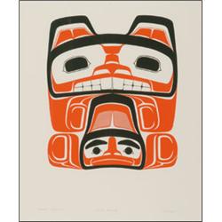 FRANCIS WILLIAM, HAIDA BEAVER, framed serigraph, 147/225, 26" x 20" - 66 x 50.8 cm., See illu...