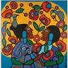 Image 1 : NORVAL H. MORRISSEAU, R.C.A. (1932-), UNTITLED, unframed acrylic on canvas, signed lower right...