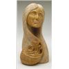 Image 1 : JOSEPH JACOBS (1934-), THE SQUASH SPIRIT, brown steatite sculpture depicting one of the Three S...