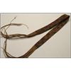 Image 1 : Cord Belt, of eight strands of braided fiber wrapped with fine threads in a three colour geomet...