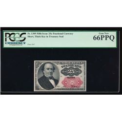 25 Cent Fifth Issue Fractional Note PCGS 66PPQ