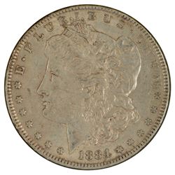 1884 $1 Morgan Silver Dollar Coin
