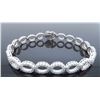 Image 4 : 18KT White Gold 4.07ctw Diamond Bracelet