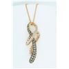 Image 5 : 14KT Rose Gold 0.82ctw Levian Diamond Pendant with Chain