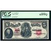 Image 1 : 1907 $5 Legal Tender Note PCGS 65PPQ