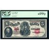 Image 1 : 1907 $5 Legal Tender Note PCGS 65PPQ