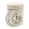 Roll of (20) 1962-D Brilliant Uncirculated Franklin Half Dollar Coins