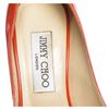 Image 7 : Jimmy Choo Orange Patent Leather Open Toe Wedges 35