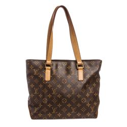 Louis Vuitton Monogram Canvas Leather Cabas Piano Shoulder Bag